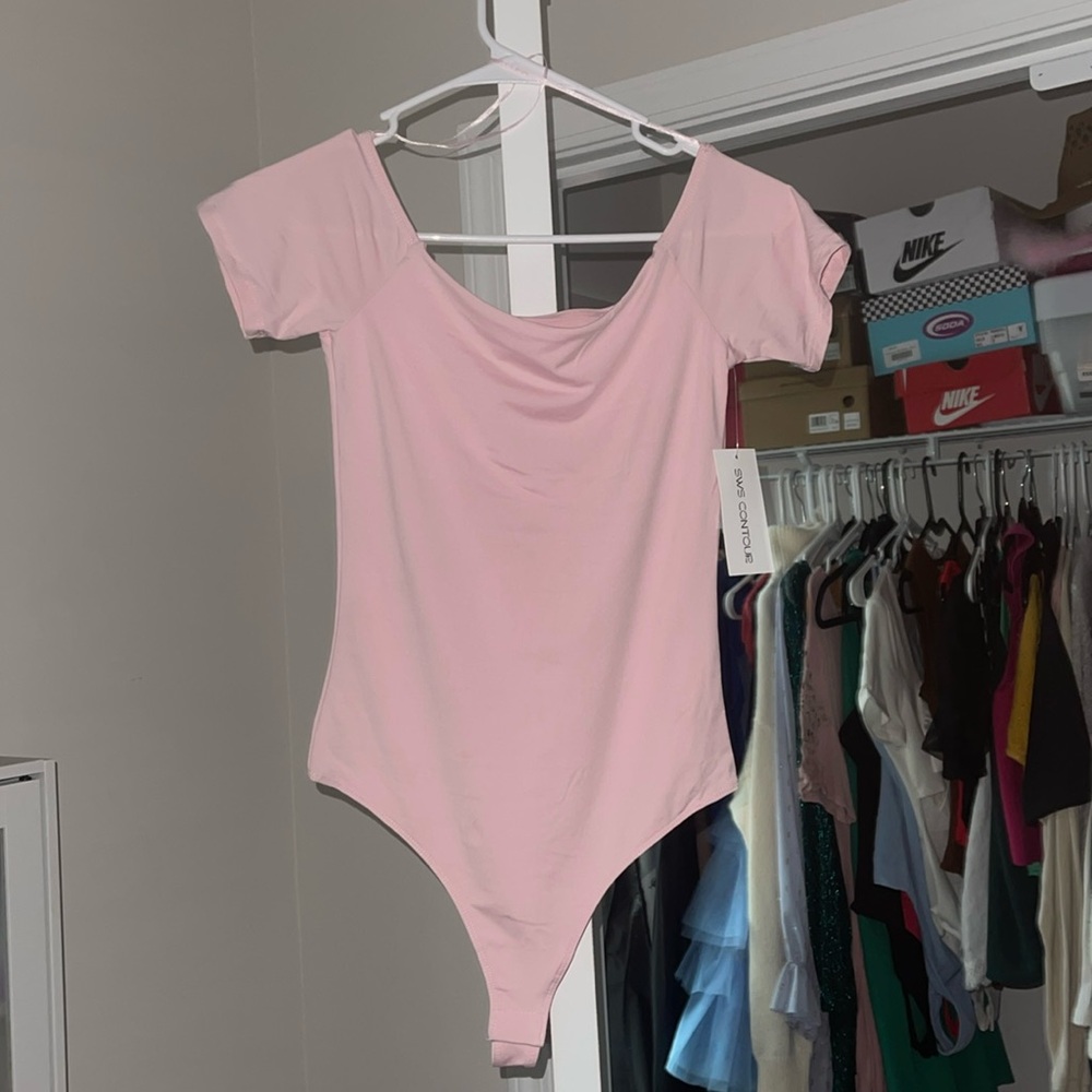 Pink bodysuit